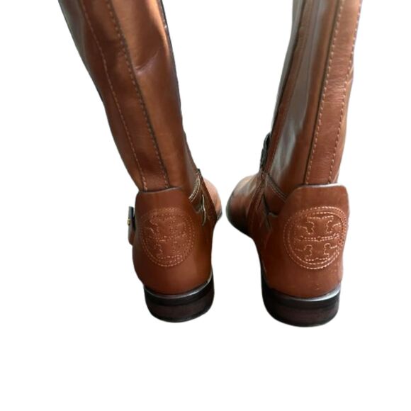 NEW Tory Burch Women's Colton Leather Riding Boots Size 5M - Picture 5 of 10